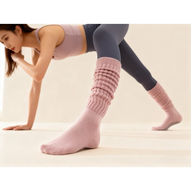 Winter Yoga Clothing - Women Cotton Non Slip Pilate Socks