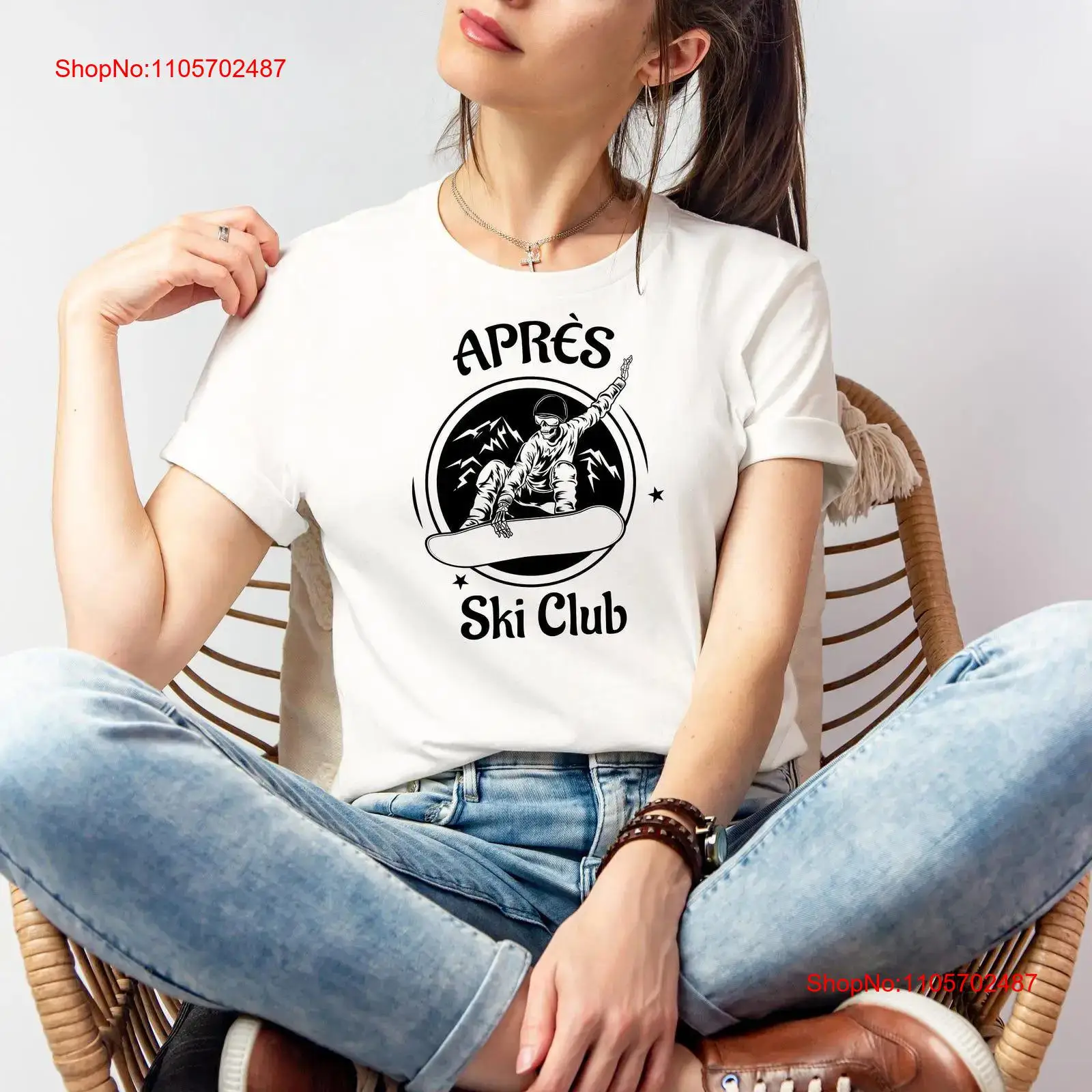 Winter Clothing Ideas - Apres Ski Club SweaT T Shirt