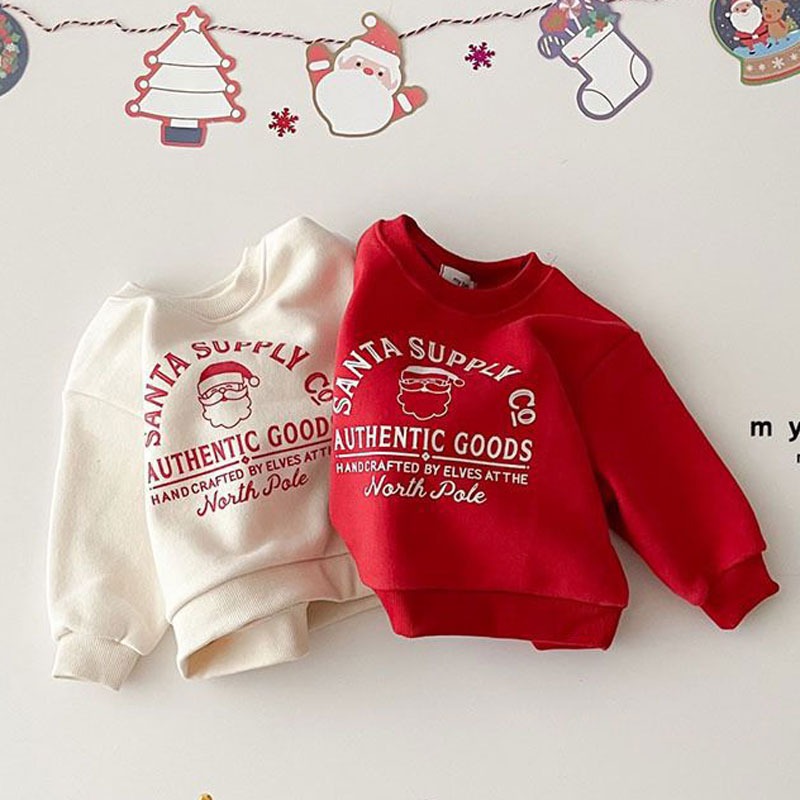 Winter Clothing Toddler Girl - Christmas Children Fleece Sweatshirt Autumn Winter