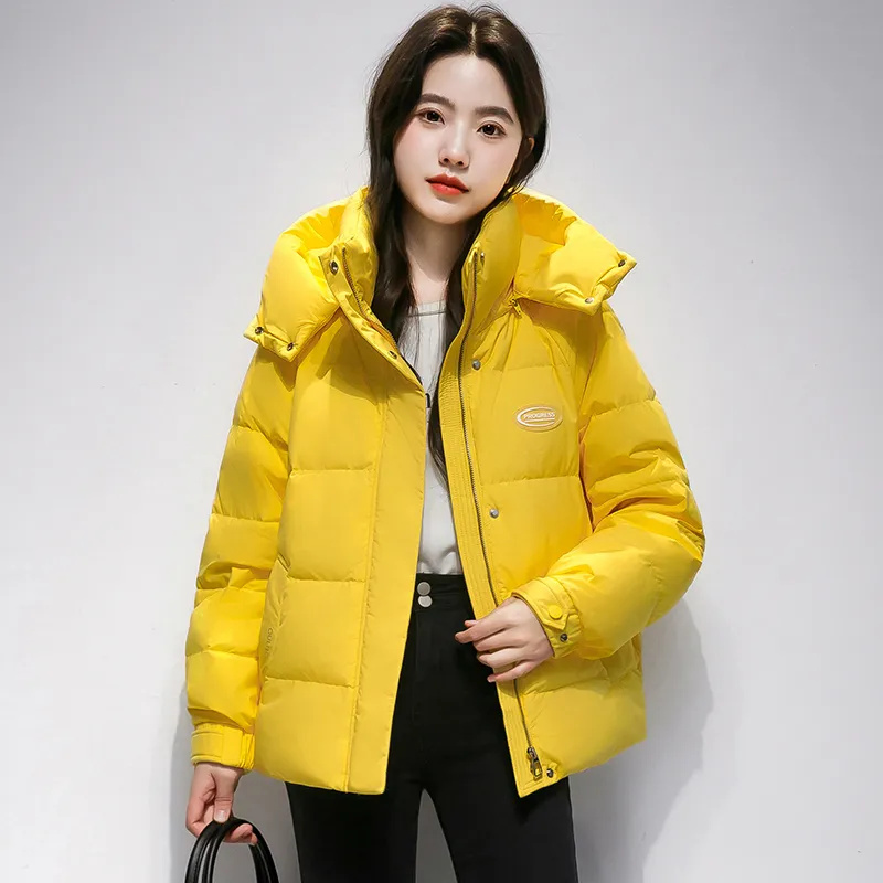 Yellow Winter Clothing - Yellow Winter Short Coat Women's 2025