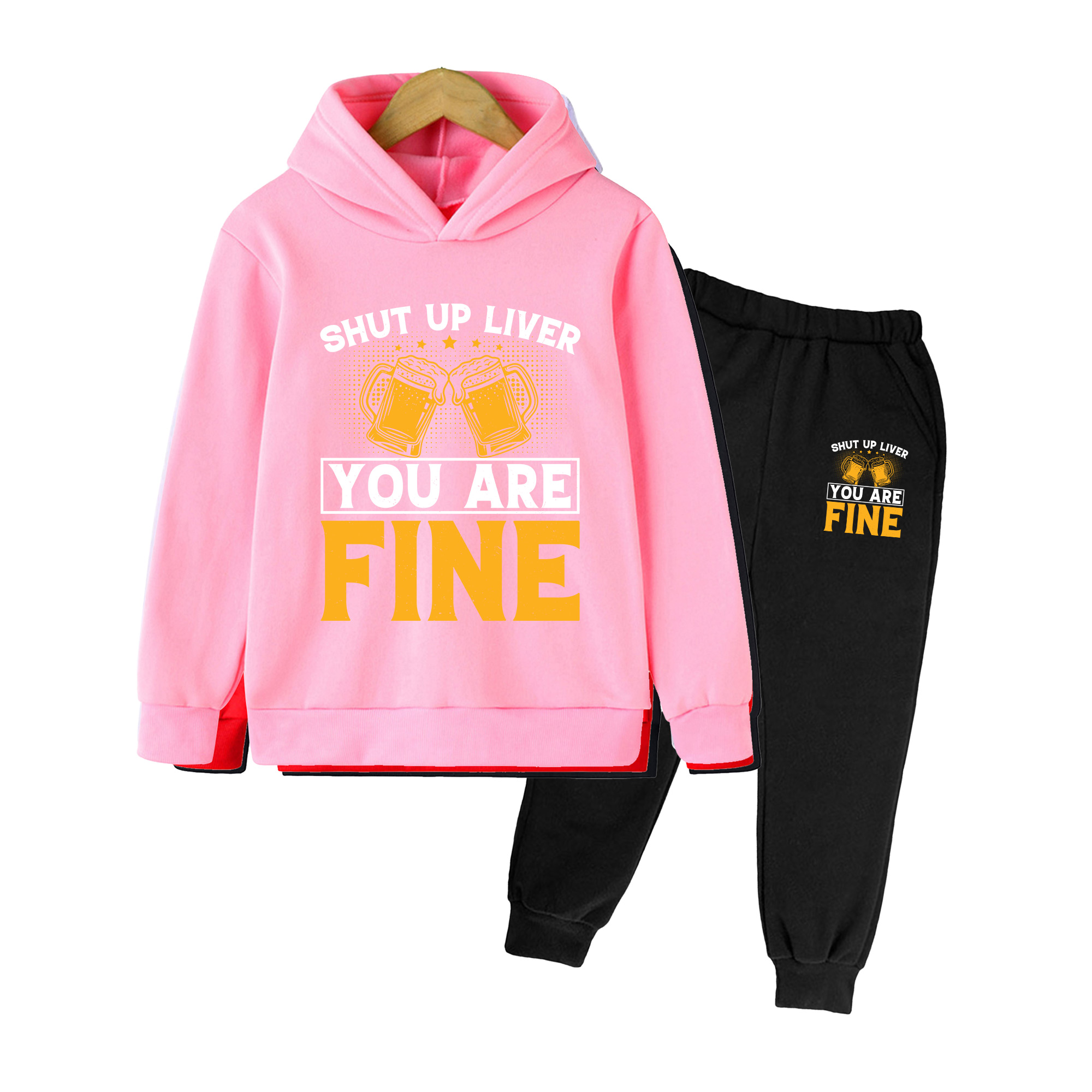 Kids Hoodie & Sweatpants Set,  - Yellow Winter Clothing review and price