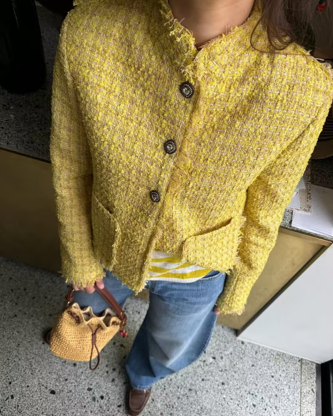 Autumn Winter New Elegant Wool - Yellow Winter Clothing review and price
