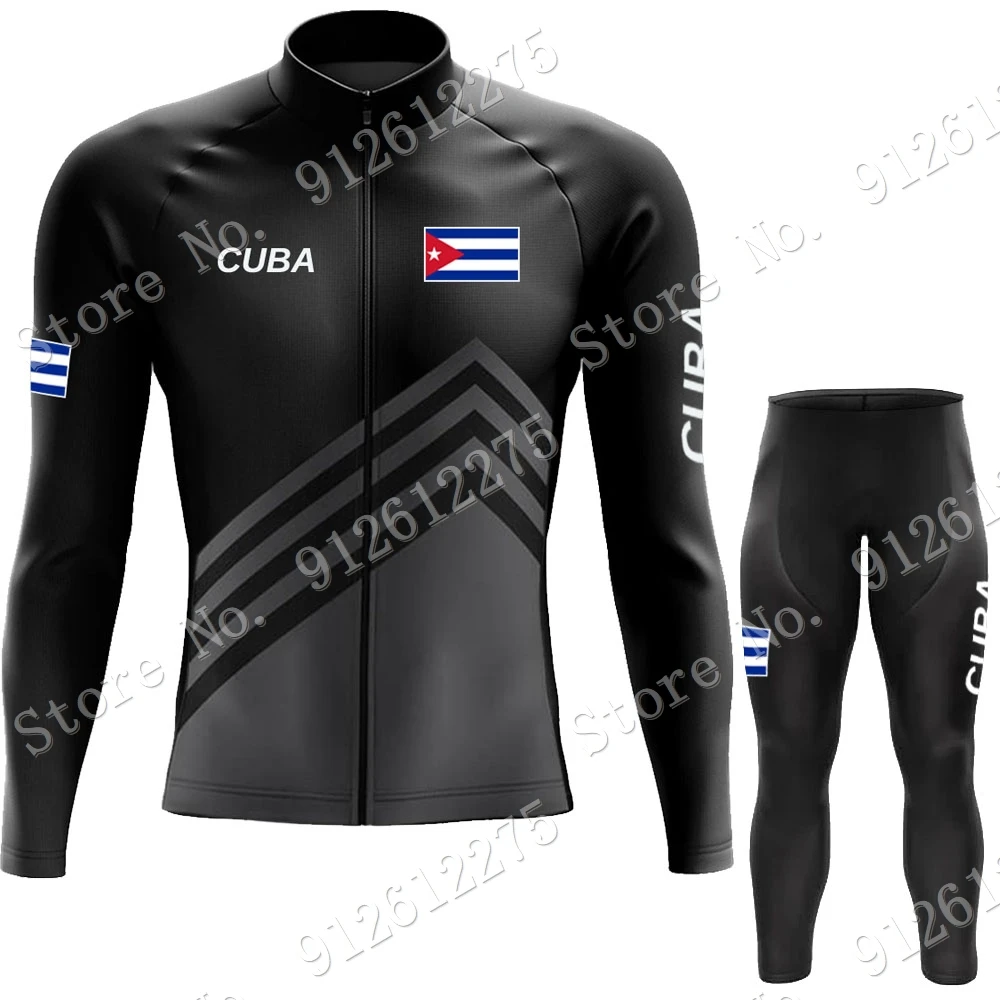 Cuba Cycling Jersey Set Cyclin - Winter Clothing Men Sale review and price