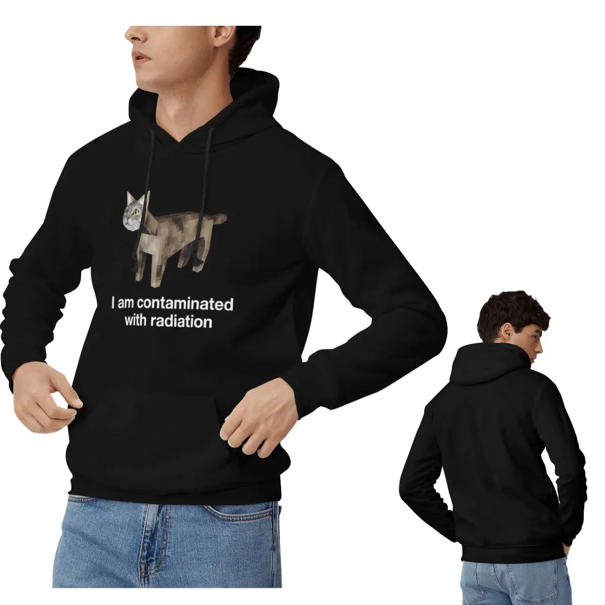 Contaminated Cat Radiation Fun - Winter Clothing Meme review and price