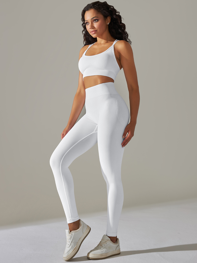 2 Pcs Women Yoga Set Sexy Seam - Winter Yoga Clothing review and price