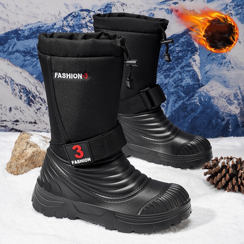 Men's New Snow Boots for Autum - Winter Clothing Material review and price