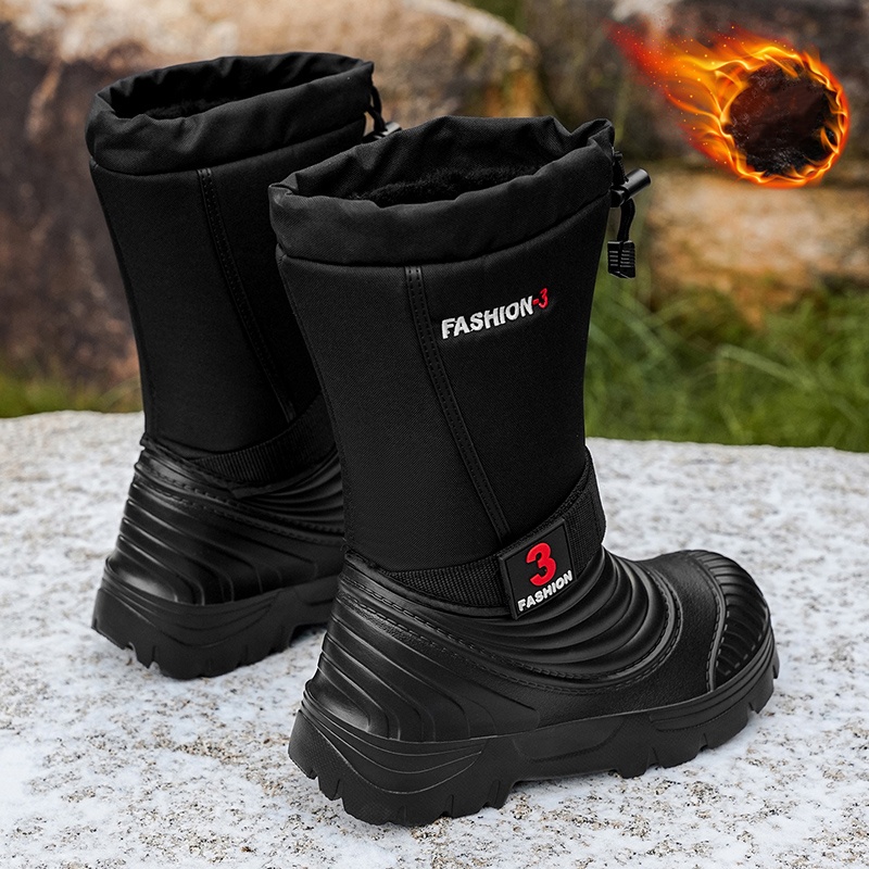 Men's New Snow Boots for Autum - Winter Clothing Material review and price