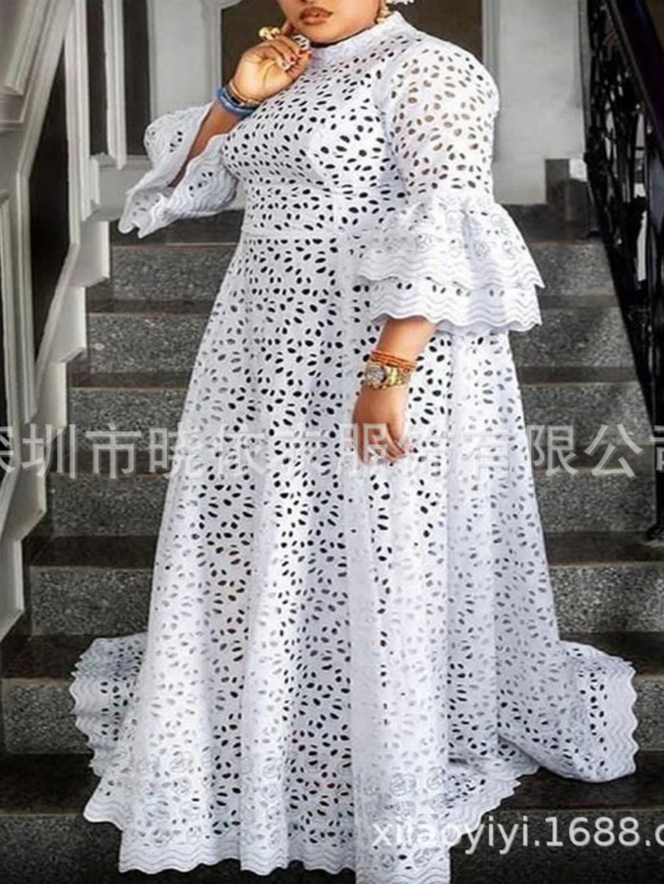 White Dress Women Flare Sleeve - Winter Clothing Trends 2025 review and price
