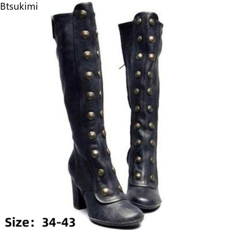 Retro Black Fashion Rivet Deco - Winter Clothing Material review and price
