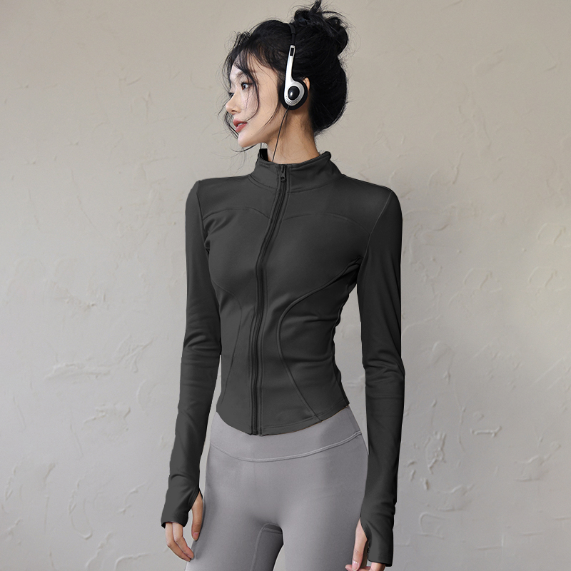 Long Sleeve Sports Jacket Wome - Winter Yoga Clothing review and price