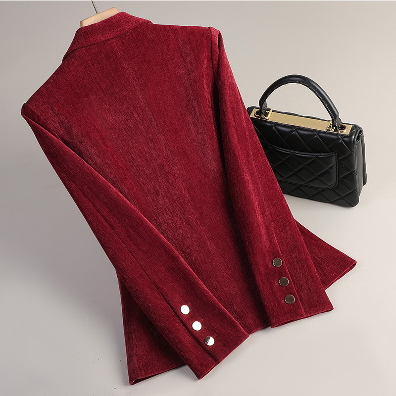 Yellow Gold Velvet Blazer Wome - Yellow Winter Clothing review and price