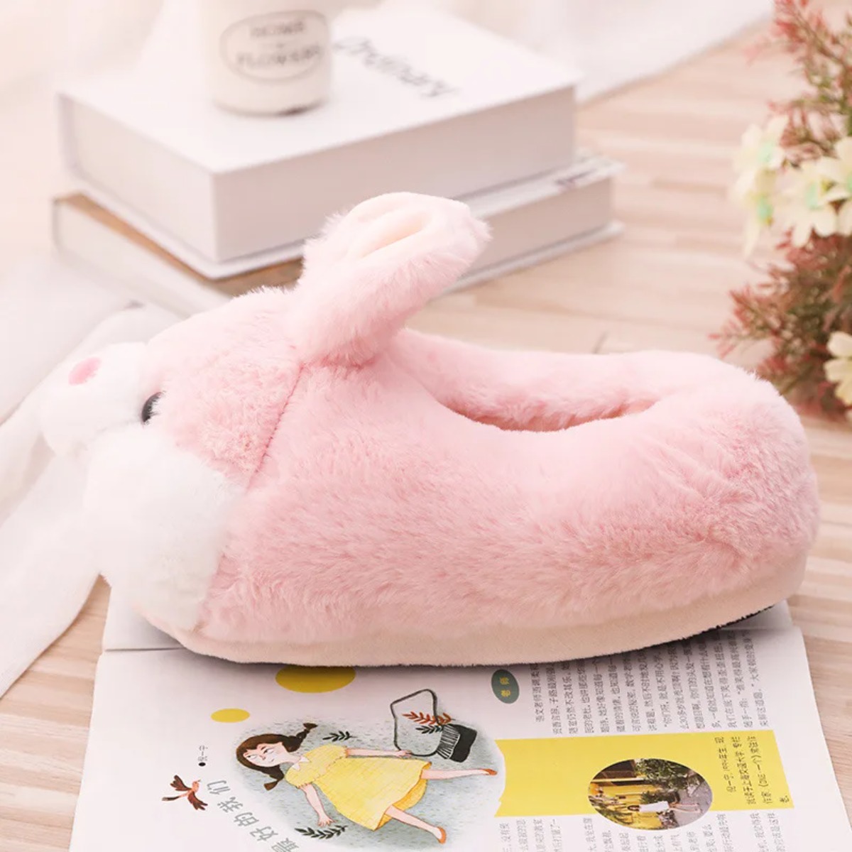 Women House Fur Slippers Casua - Winter Clothing Material review and price