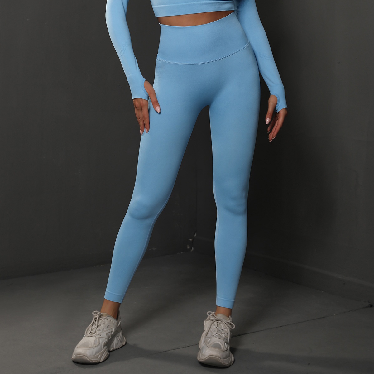 Yoga Pants Grey Women Rise Bre - Winter Yoga Clothing review and price