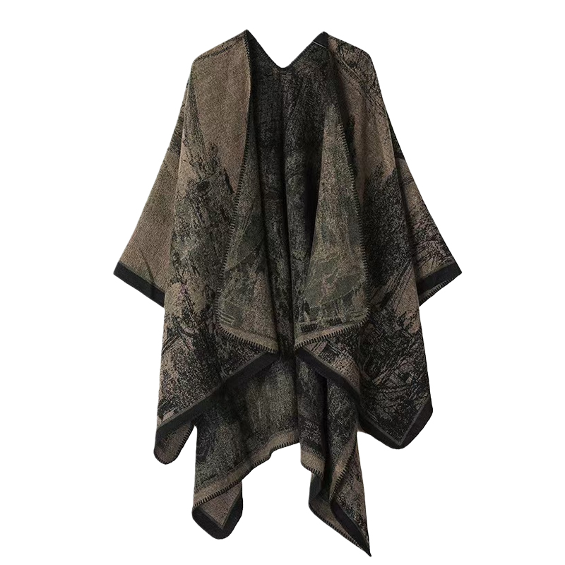 Printed Knitted Shawl for Wome - Winter Clothing Ideas review and price