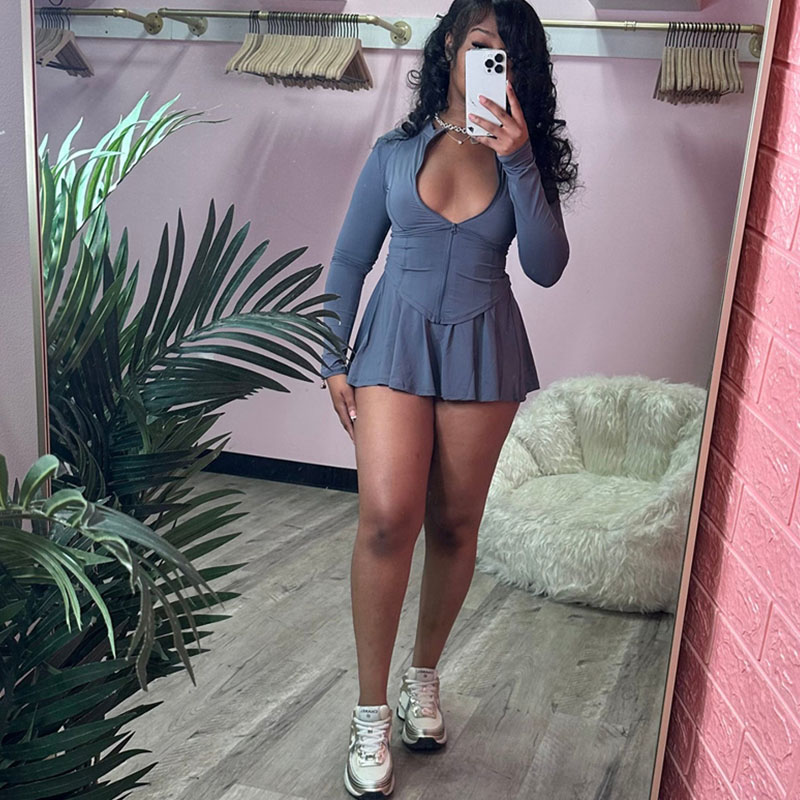 Solid Sporty Fitness Two Piece - Winter Yoga Clothing review and price